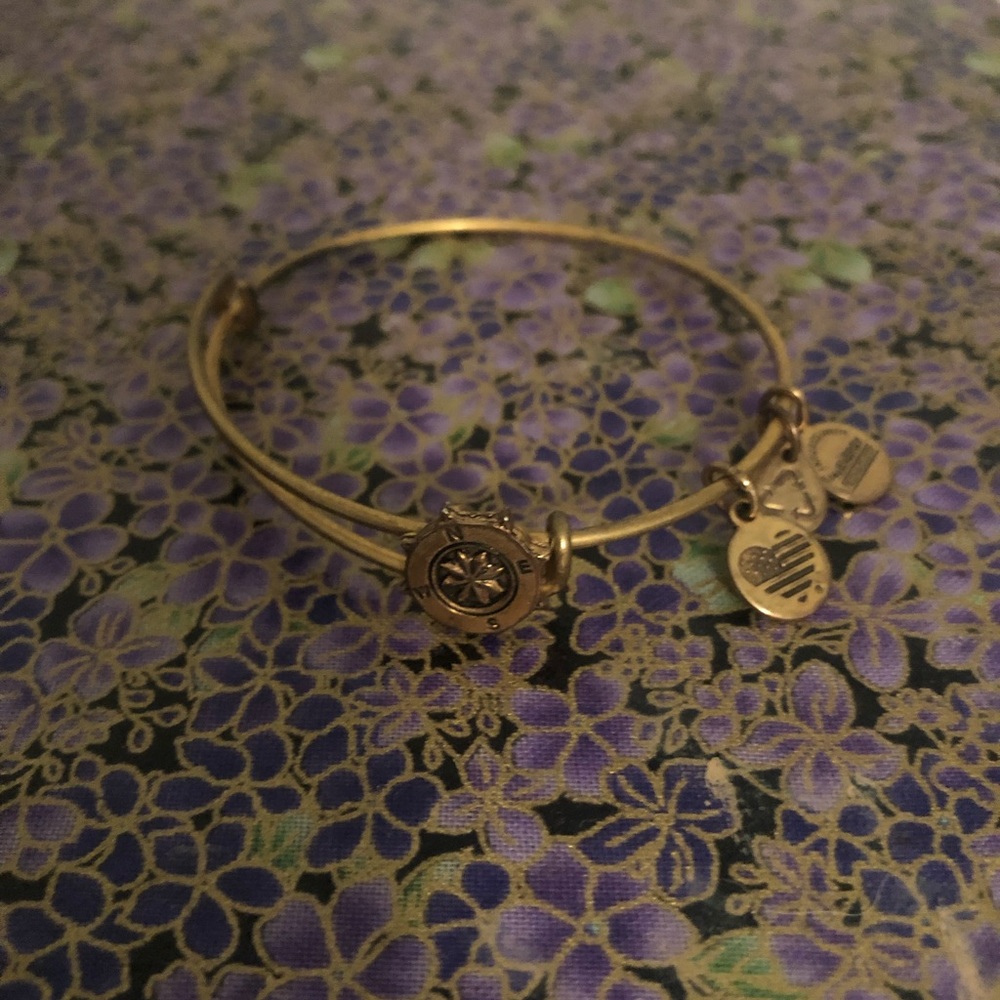 Alex and ani compass bangle